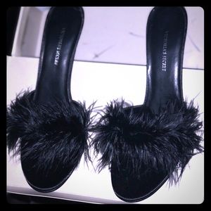 Victoria secret feather heels
